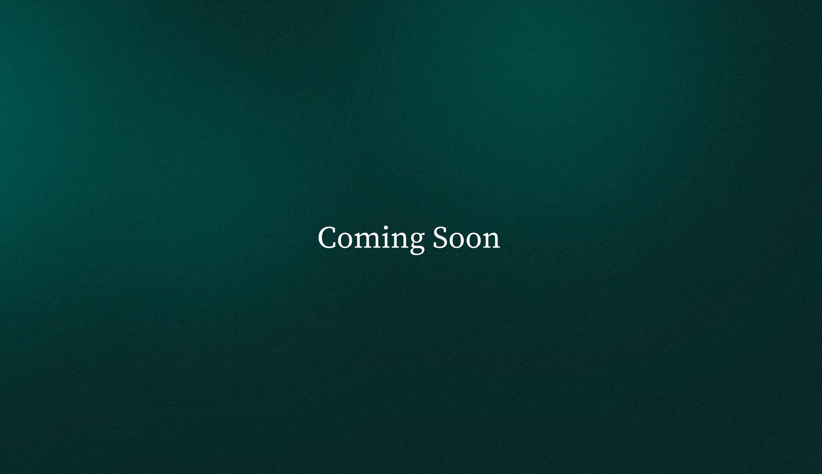 Coming Soon